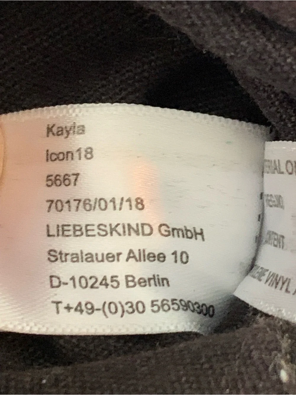Liebeskind Black Leather Kayla Large Satchel Bag